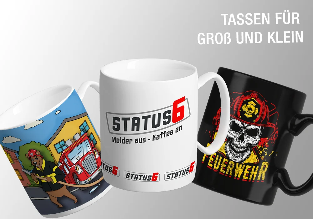 Feuerwehr Kindertassen