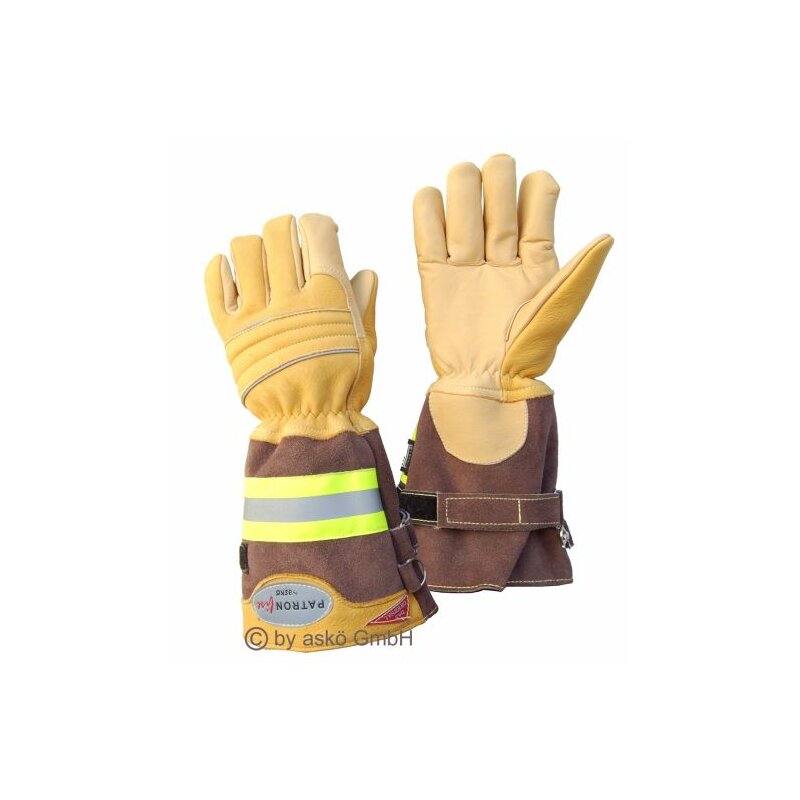Feuerwehr Handschuh askö Patron® Fire Elk neu Feuerwehrhandschuh aus Elchleder 