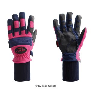 Schutzhandschuh GUARD mit Strickbund pink Gr. 8