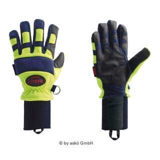 Schutzhandschuh GUARD mit Strickbund neongelb Gr. 12