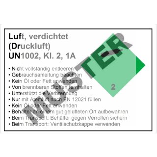 ADR-Etikett, 74 mm x 105 mm