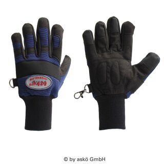 askö Jugendfeuerwehr Handschuh (blau-schwarz) mit Strickbund 6