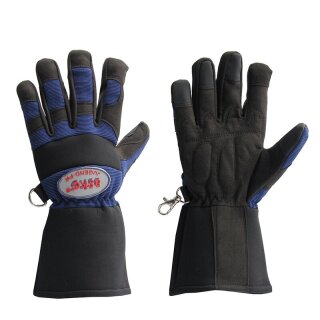 askö Jugendfeuerwehr Handschuh (blau-schwarz) mit Stulpe Gr. 4