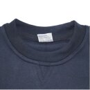 Dunkelblaues Sweatshirt, Pullover beidseitig FEUERWEHR  neongelb Gr. M