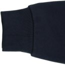 Dunkelblaues FEUERWEHR Sweatshirt, beidseitiger NEONGELBER Aufdruck Gr. XXL