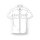 Hellblaues Premium-Uniformhemd, Kurzarm 49/50
