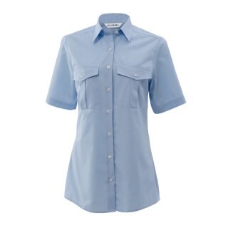 Hellblaue Premium-Uniformbluse, Kurzarm 48