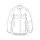 Hellblaue Premium-Uniformbluse, Kurzarm Gr. 52