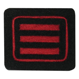 Feuerwehr Dienstgradabzeichen - Bayern (handgestickt) Hauptfeuerwehrmann