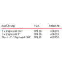 TKW WAGENWASCHSTANDROHR Storz - C / Zapfventil 3/4“ DN 80