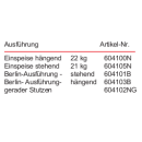 Einspeisearmatur nach DIN 14461 Berlin- Ausführung- hängend