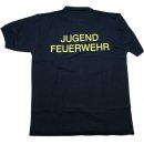 Dunkelblaues Polo-Shirt Jugendfeuerwehr, neongelb,...