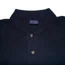 Dunkelblaues Polo-Shirt Jugendfeuerwehr, neongelb, Größe L