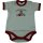 Weiß-roter Baby Body "FIREFIGHTERS LOVE" (3 - 6 Monate)