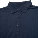 Polo-Shirt, dunkelblau, weißer Rückenaufdruck "Feuerwehr"