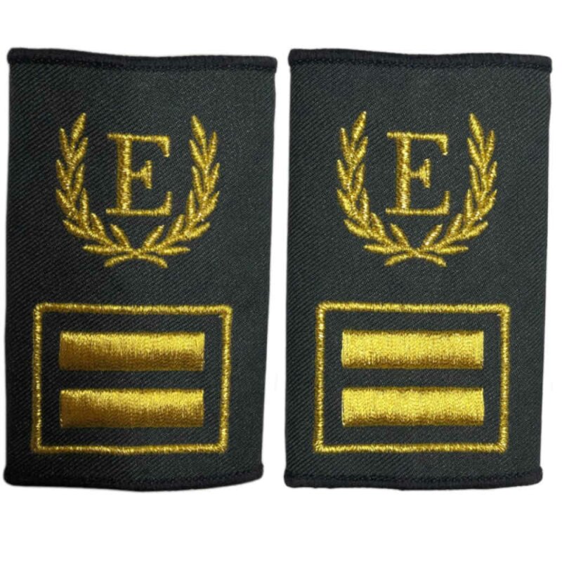 Goldmetallisierte Schulterschlaufen Ehrenkreisbrandmeister