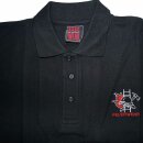 Polo-Shirt, schwarz, Brustaufstick Feuerwehr-Logo,...