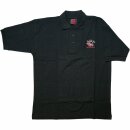 Polo-Shirt, schwarz, Brustaufstick Feuerwehr-Logo,...