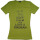 Damen T-Shirt "Keep Calm and love a fireman" Farbe anthrazit Gr. L