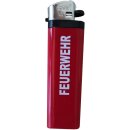 Feuerzeug rot "FEUERWEHR"