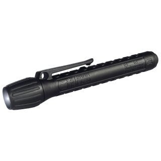 UK Minilampe 2AAA Penlight eLED mit Aufdruck (ab 50 Stück möglich - Bitte Wunschtext mitteilen) schwarz