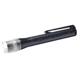UK Minilampe 2AAA Penlight Xenon, schwarz , mit Drehkopfschalter