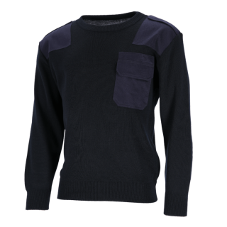 Feuerwehr-Strick-Pullover Schwarzblau Novotex Gr. 44