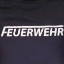 Feuerwehr Sweatshirt – Pullover mit weißem FEUERWEHR-Aufdruck vorne und hinten