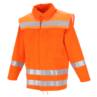 Einsatzjacke EN 11612 Feuerwehr Niedersachsen Orange Gr. 25