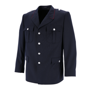 Feuerwehr Uniformjacke Sakko - Sachsen-Anhalt u. Thüringen - Serge - Ost Knopf / Trense Gr. 33