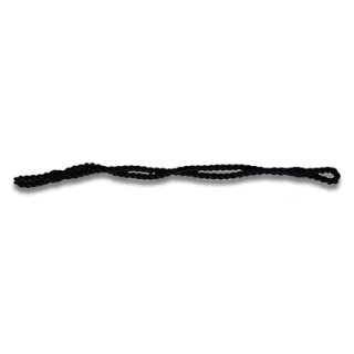 Mützenkordel schwarz 6 mm