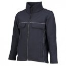 Softshelljacke Tagesdienst Feuerwehr - marineblau mit...