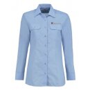 Feuerwehr Bluse "Brandenburg" hellblau langarm...