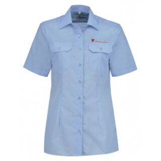 Feuerwehr Bluse "Brandenburg" hellblau kurzarm Gr. 40