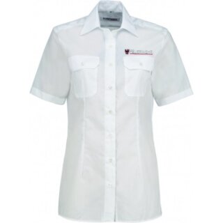 Feuerwehr Bluse "Brandenburg" weiß kurzarm 46