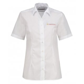 Feuerwehr Bluse "Baden-Württemberg" weiß halbarm Gr. 38