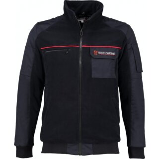 Tagesdienst Fleecejacke Brandenburg Feuerwehr mit Schultertunnel Gr. XXL