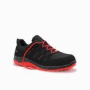 ELTEN Sicherheitsschuhe Maddox Black-Red Low ESD S3 40