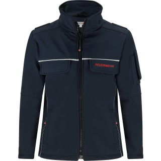 Softshelljacke NRW Tagesdienstjacke mit roter Einstickung FEUERWEHR Gr. XL
