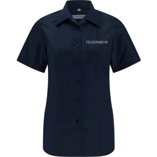 Feuerwehr Dienstbluse marineblau, Kurzarm mit Schultertunnel (Mecklenburg-Vorpommern) Gr. 50 (ÜGZ)