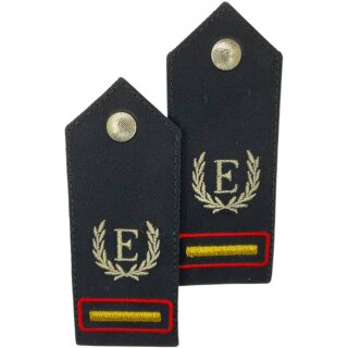 Schulterklappen Ehrenkommandant - metallisiertes Stickgarn