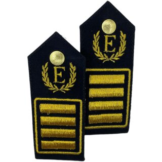 Goldmetallisierte Schulterklappen Ehrenkreisbrandrat