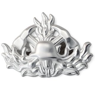 Mützenabzeichen (Flammen - Helm, Axt, Beil) kleine Ausführung