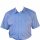 Hellblaues Diensthemd, Kurzarm, ohne Schulterbesatz