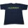 dunkelblaues Kinder T-Shirt mit neongelbem Rückenaufdruck "FEUERWEHR", Gr 152-164