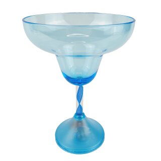 LED Cocktail Margarita Glas, blau