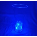 Iceglas, blinkend, LED, blau