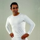 Weißes Langarm CoolDry Thermoshirt Gr. 4XL