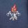Feuerwehrkrawatte, dunkelblau, mit gewebtem Emblem und Gummiband XXL